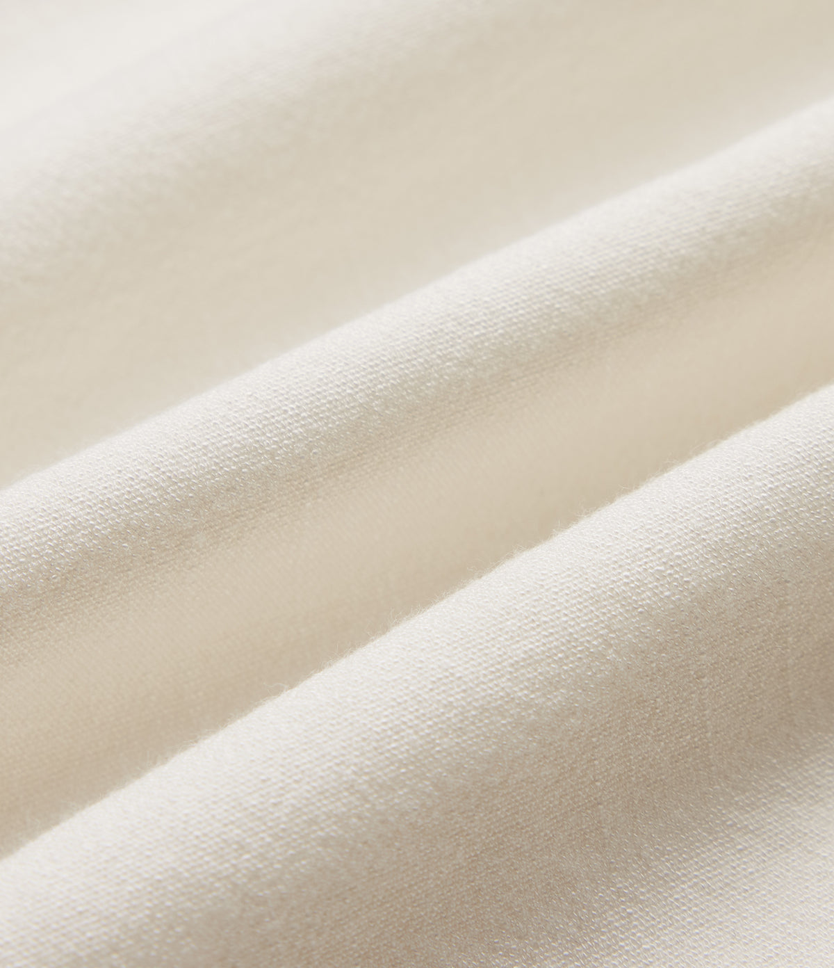 Asymmetric Mid Rise Pleated Casual Linen-Feel Baggy Trousers with Pockets — Marshmallow — view 4