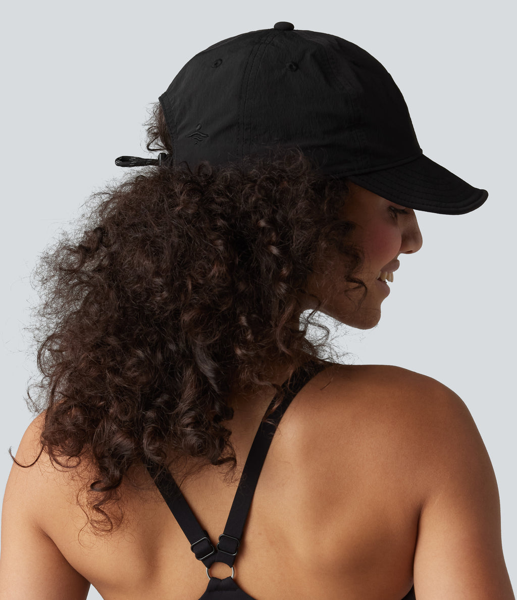 Embroidery Logo Baseball Cap — Black — additional view