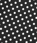 Crisscross Backless Square Neck Sleeveless Ruched Polka Dot Built-in Bra Midi Resort Flowy Dress — Midnight Dots — view 8