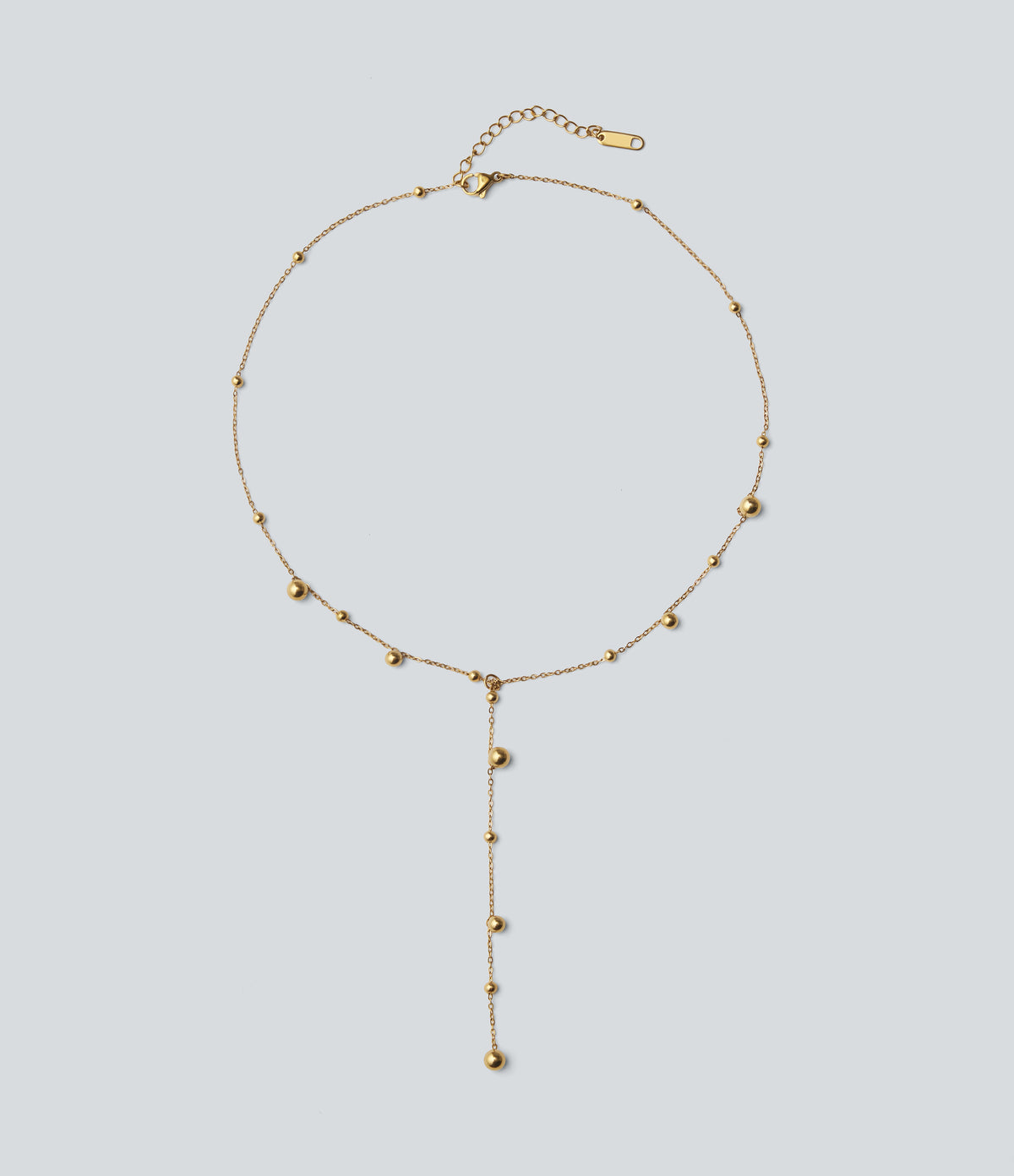 Stainless Steel Necklace — Gold — view 1