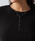 Stainless Steel Necklace — Silver — additional view
