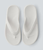 Plain Flip Flops — White — view 5