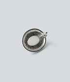 Faux Pearl Earrings — Silver — view 2