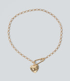 Heart Chain Necklace — Gold — view 1