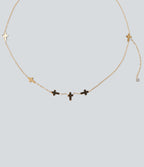 Cross Necklace — Gold — view 2