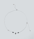Cross Necklace — Silver — view 4
