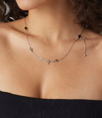 Cross Necklace — Silver — additional view