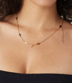 Cross Necklace — Gold — view 3