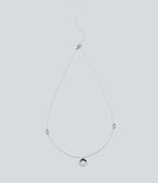 Ring Pendant Necklace — Silver — view 4