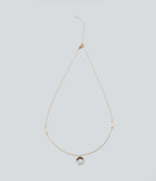 Ring Pendant Necklace — Gold — view 1