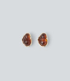 Alloy Stone Earrings — Gold — view 1