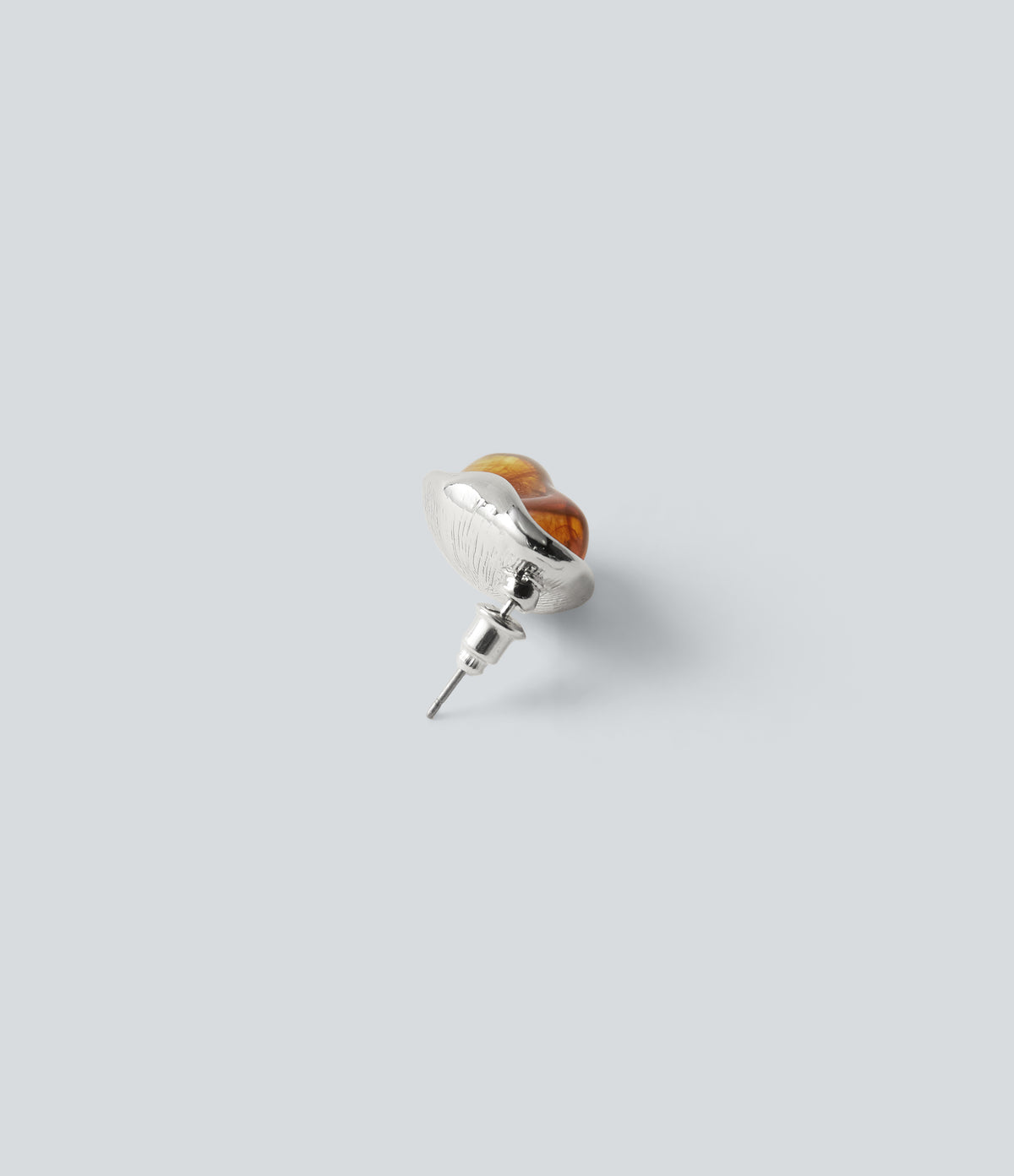 Alloy Stone Earrings — Silver — additional view