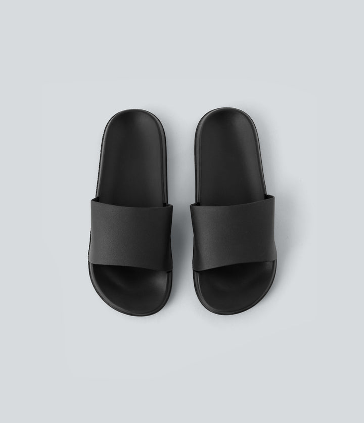 Plain Slides — Black — view 1