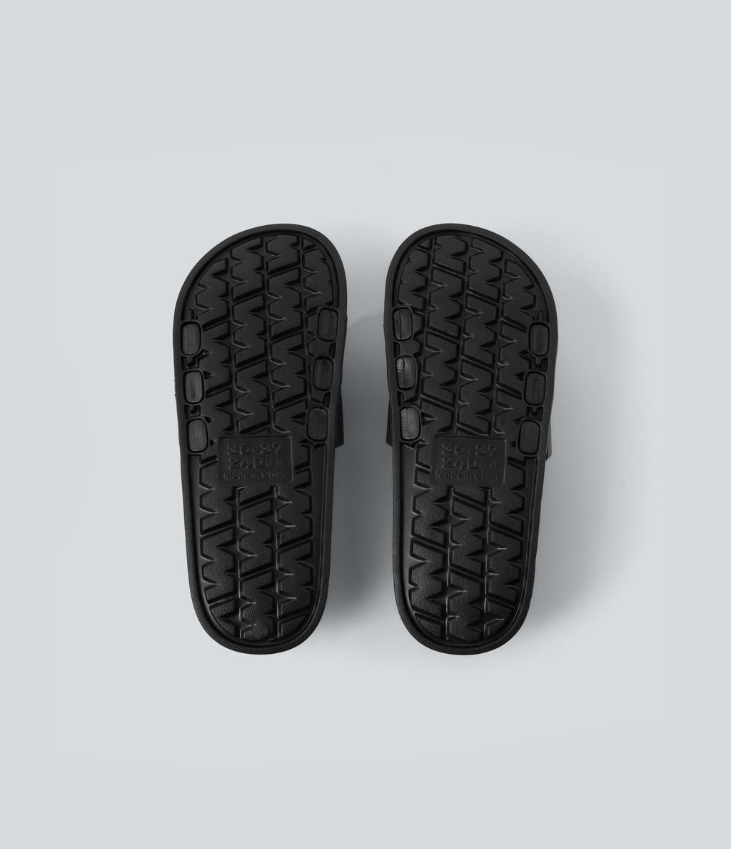 Plain Slides — Black — view 2