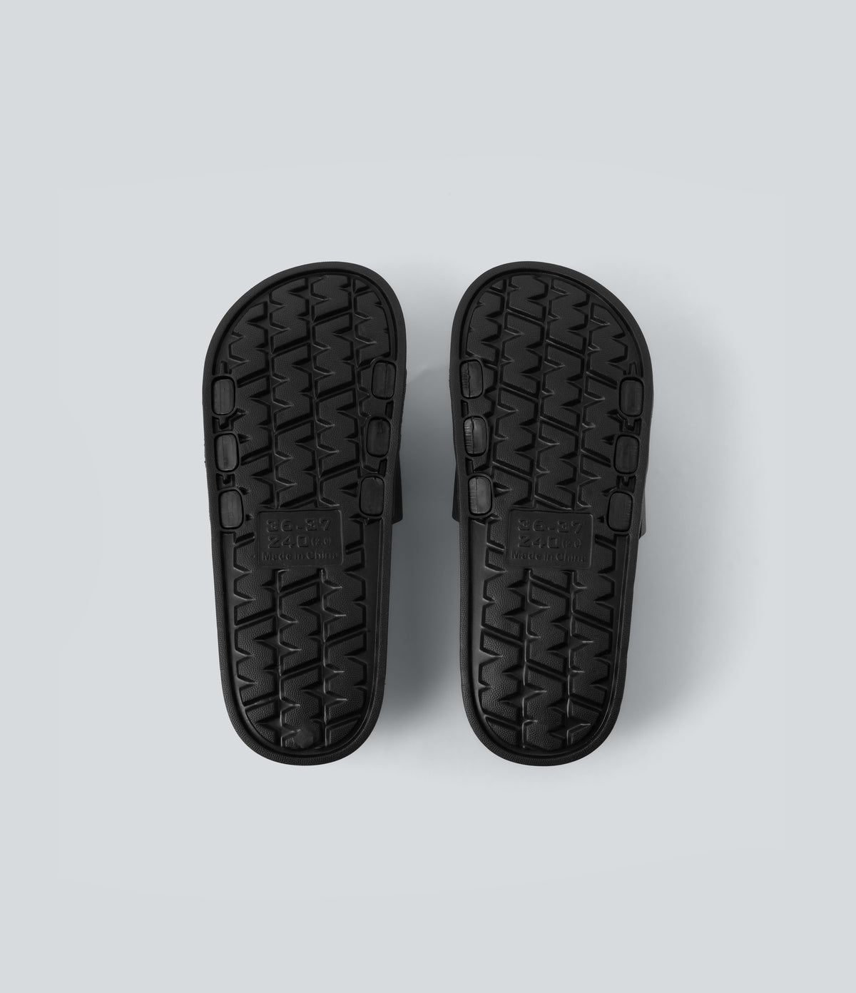 Plain Slides — Black — view 2