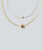 Pendant Necklace Set — Gold — view 2