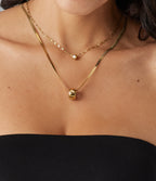 Pendant Necklace Set — Gold — view 3