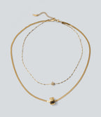 Pendant Necklace Set — Gold — view 1