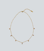 Stainless Steel Plain Necklace — Gold — view 1