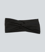 Plain Moisture-Wicking Headband — Black — view 2