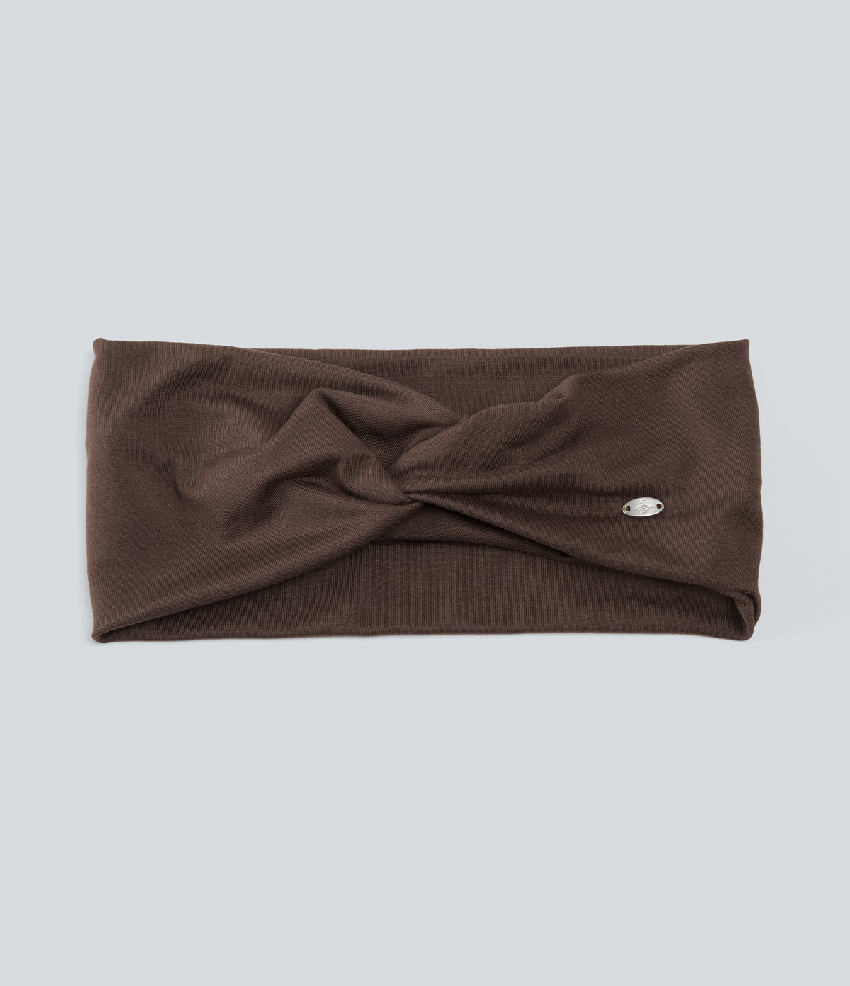 Plain Moisture-Wicking Headband — Brown — additional view