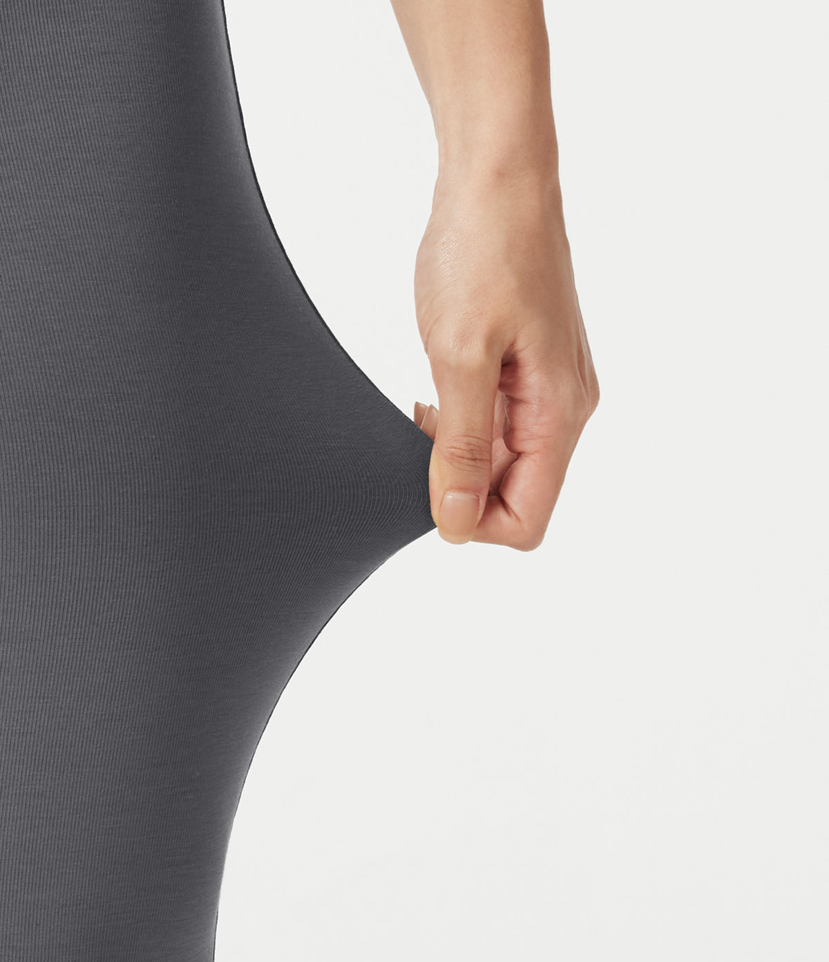 High Waisted Bootcut Casual Trousers with Pockets — Night Owl — view 7