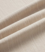 Asymmetric Mid Rise Barrel Leg Work Linen-Feel Trousers with Pockets — Dune Mirage — view 8