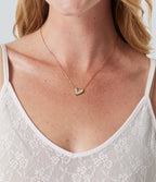Fritillaria Heart Necklace — Gold — view 3