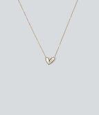Fritillaria Heart Necklace — Gold — view 2