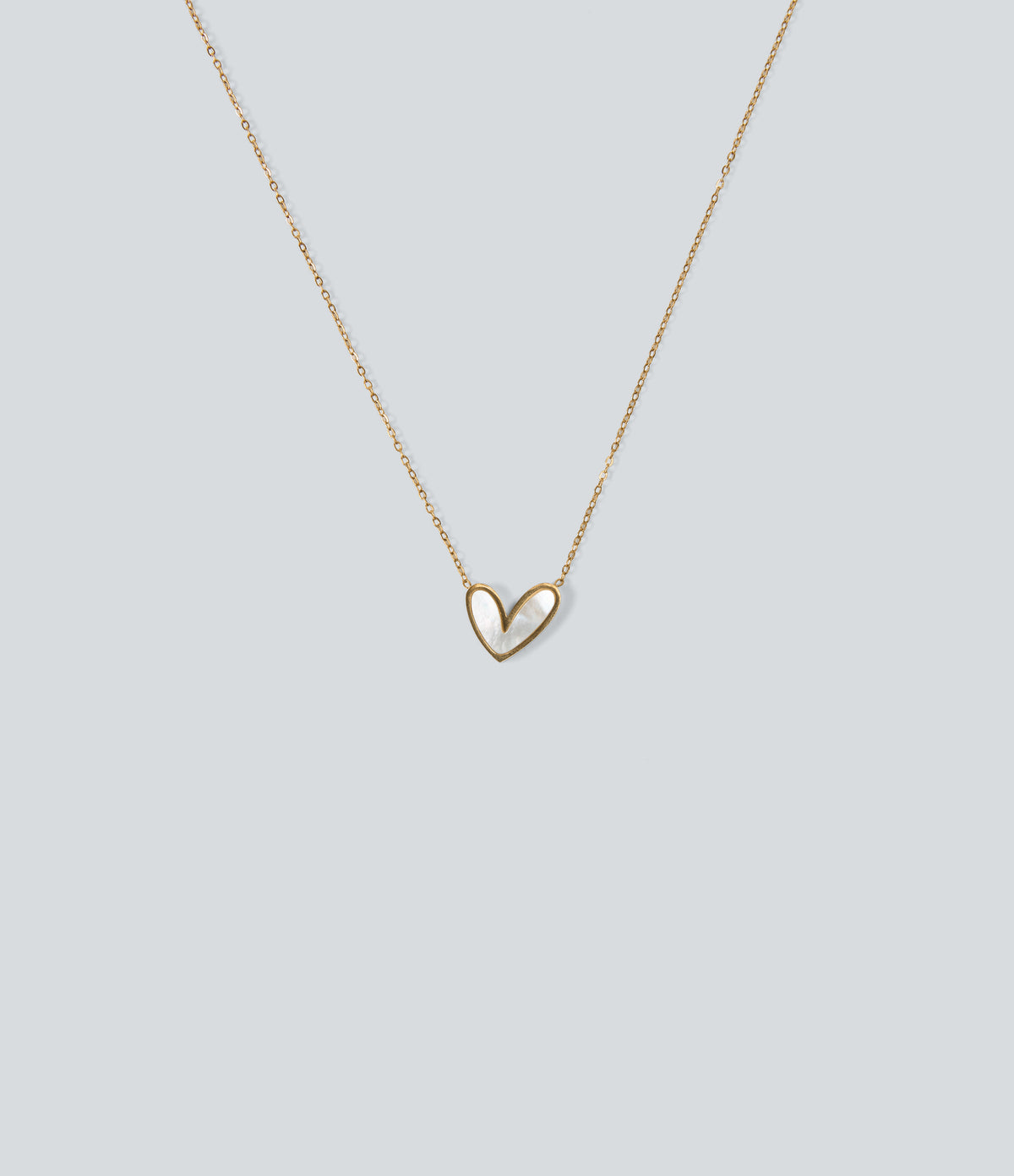 Fritillaria Heart Necklace — Gold — view 2