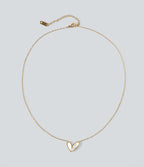Fritillaria Heart Necklace — Gold — view 1