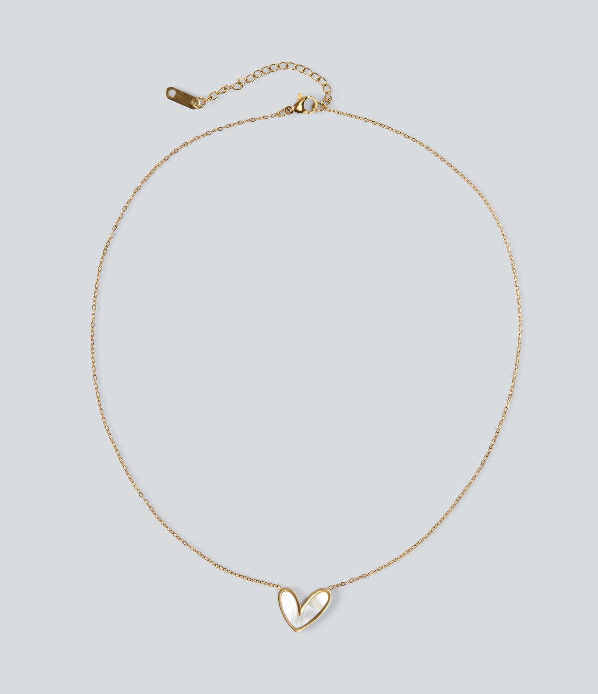 Fritillaria Heart Necklace — Gold — view 1