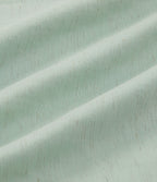 V Neck Short Sleeve Tie Back Midi Casual Linen-Blend Flowy Dress with Pockets — Silt Green — view 6