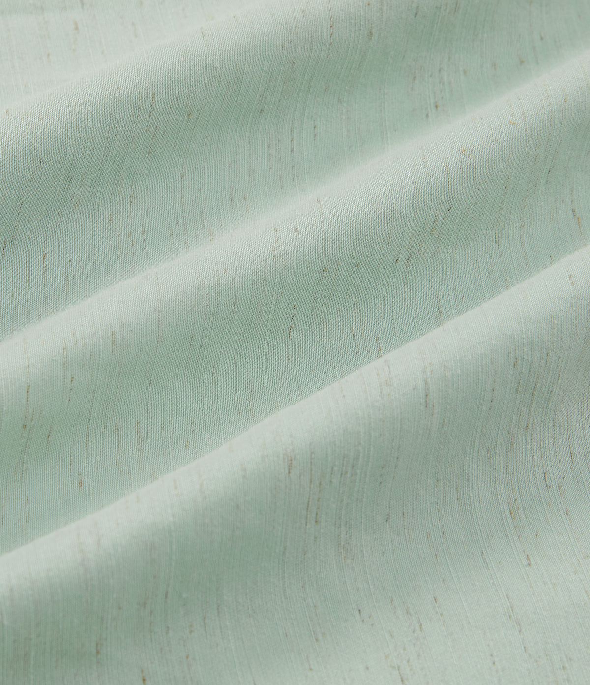V Neck Short Sleeve Tie Back Midi Casual Linen-Blend Flowy Dress with Pockets — Silt Green — view 6