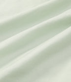 Boat Neck Cap Sleeve Tie-side Casual Linen-Blend Blouse — Phantom Green — view 8
