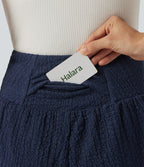 High-waisted 2-in-1 Crinkle Casual Baggy Shorts with Pockets — Spellbound — view 5