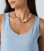 Vacation Style Necklace — Gold — additional view