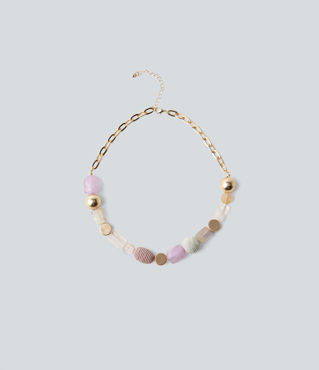 Vacation Style Necklace — Gold — view 4