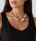 Vacation Style Necklace — Silver — view 3