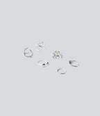 6 Pcs Rings Set — Silver — additional view