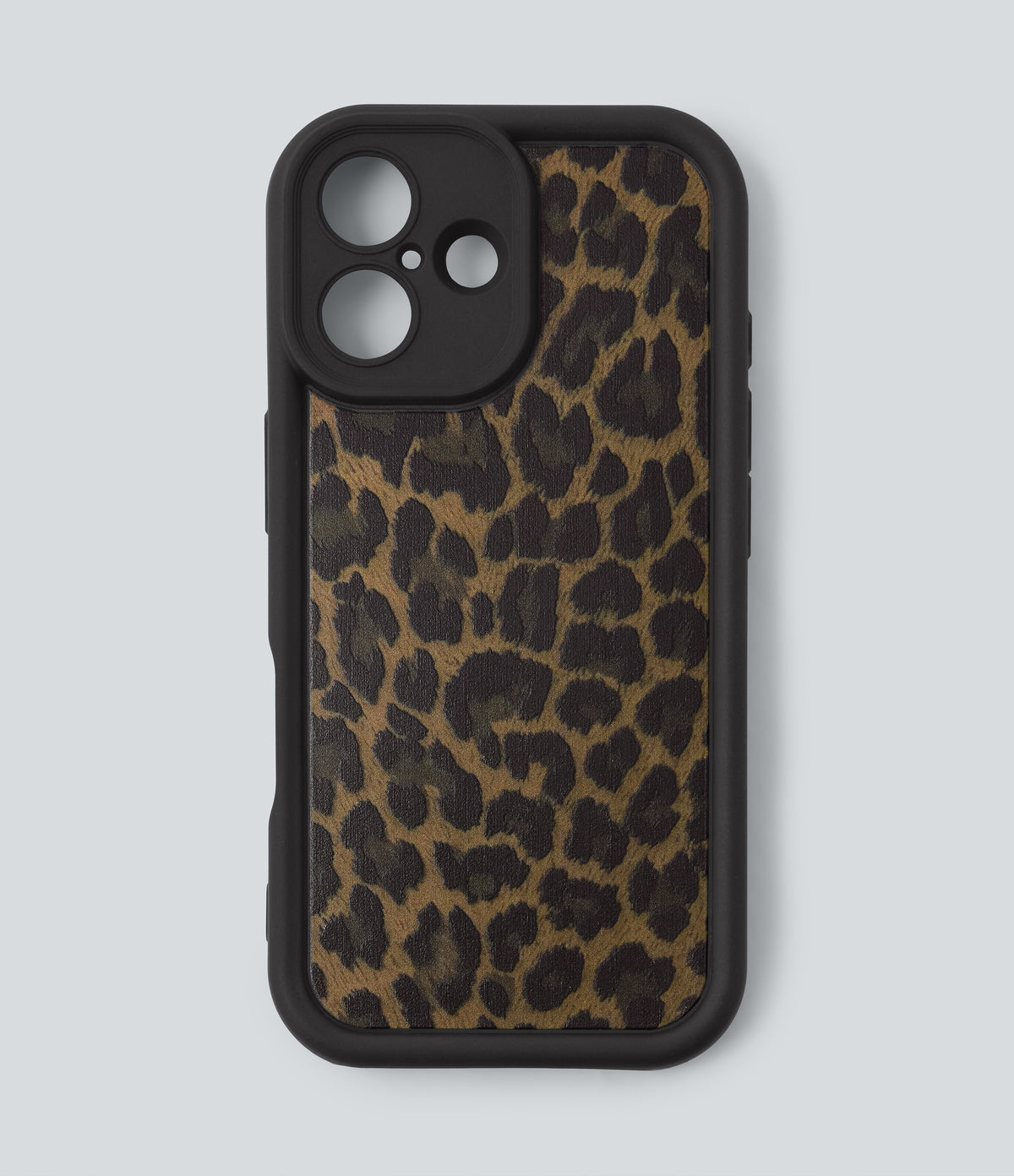 Leopard Print iPhone Case — Black Coffee Leopard Print — view 4