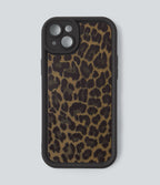 Leopard Print iPhone Case — Black Coffee Leopard Print — view 3