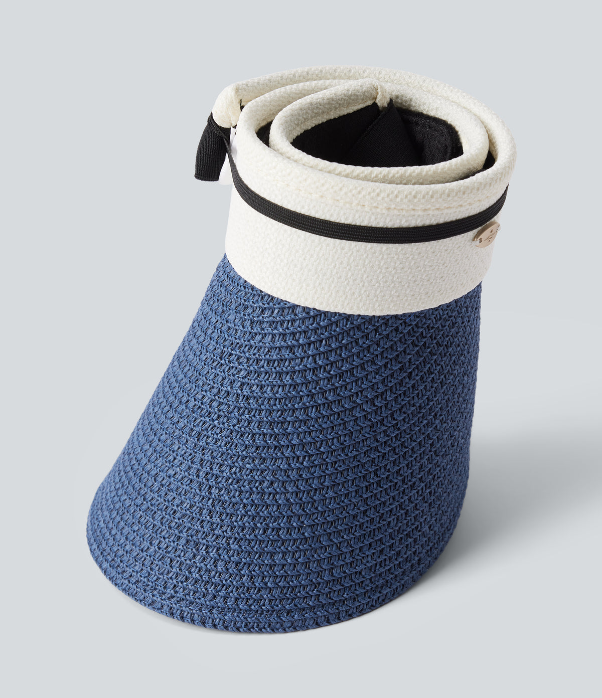 Foldable Packable Visor Hat — Navy — additional view