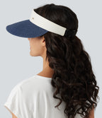 Foldable Packable Visor Hat — Navy — additional view