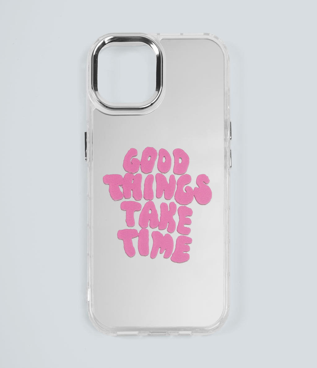 Slogan Mirror iPhone Case — Mix Color — view 3