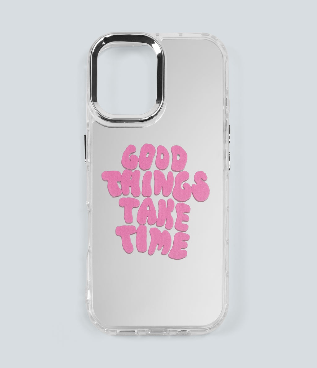 Slogan Mirror iPhone Case — Mix Color — view 4