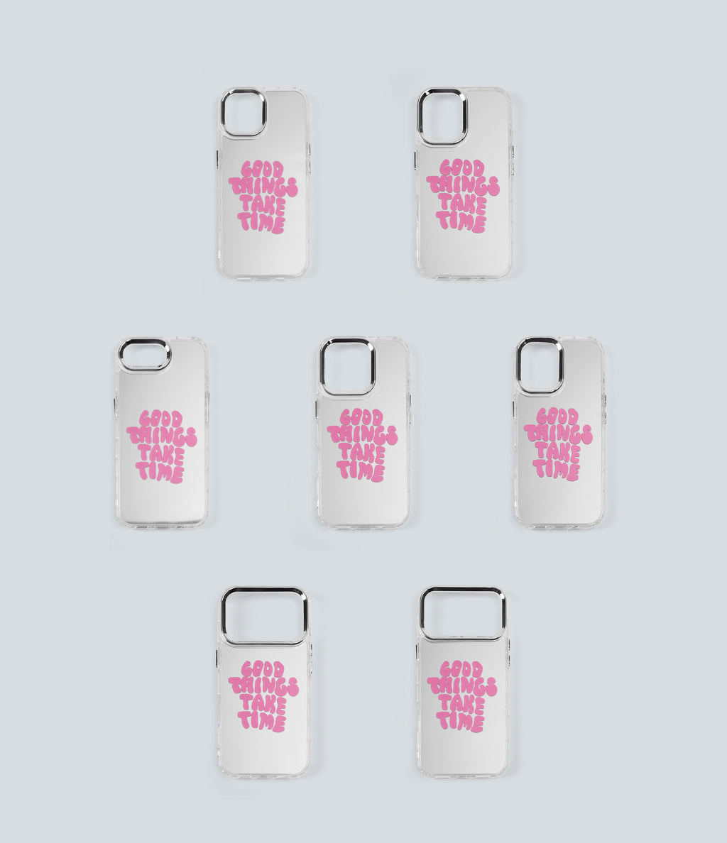 Slogan Mirror iPhone Case — Mix Color — view 2