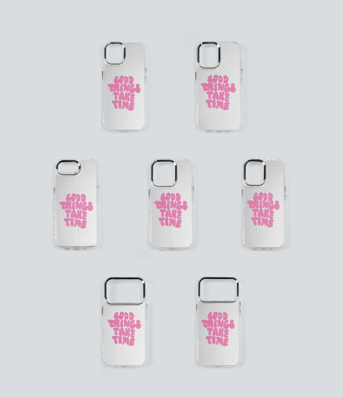 Slogan Mirror iPhone Case — Mix Color — view 2
