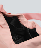 Multifunctional Single Shoulder Yoga Duffle Bag — Pearl Blush — view 4