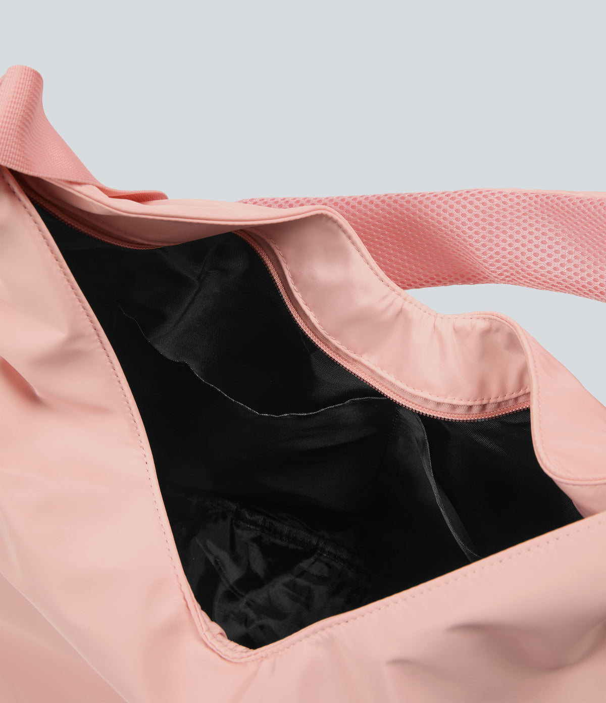 Multifunctional Single Shoulder Yoga Duffle Bag — Pearl Blush — view 4
